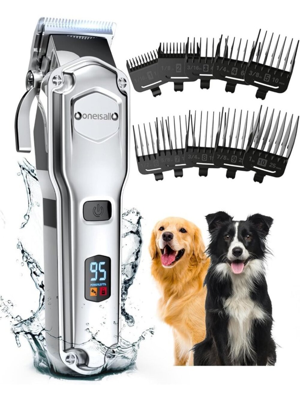 Dog Grooming Clippers for Thick Heavy Coats - Professional Pet Hair Trimmer